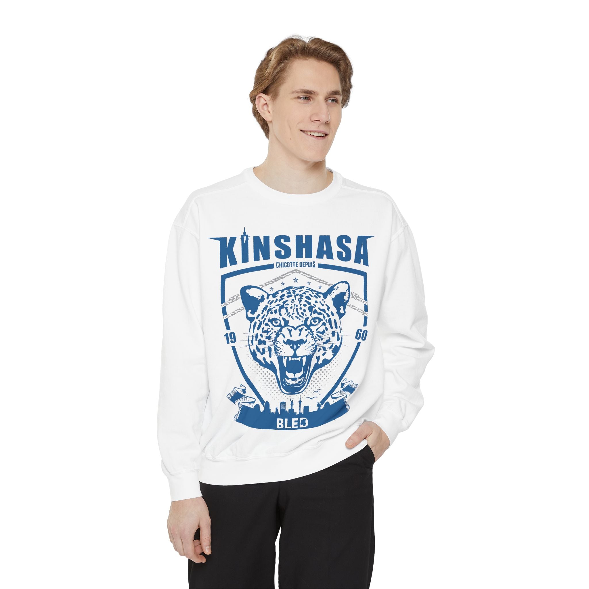 Kinshasa Sweatshirt 1960 | crest Vintage Design